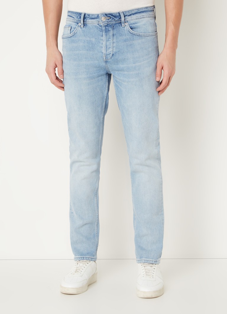 America Today Neil slim fit tapered leg jeans • Indigo • de Bijenkorf