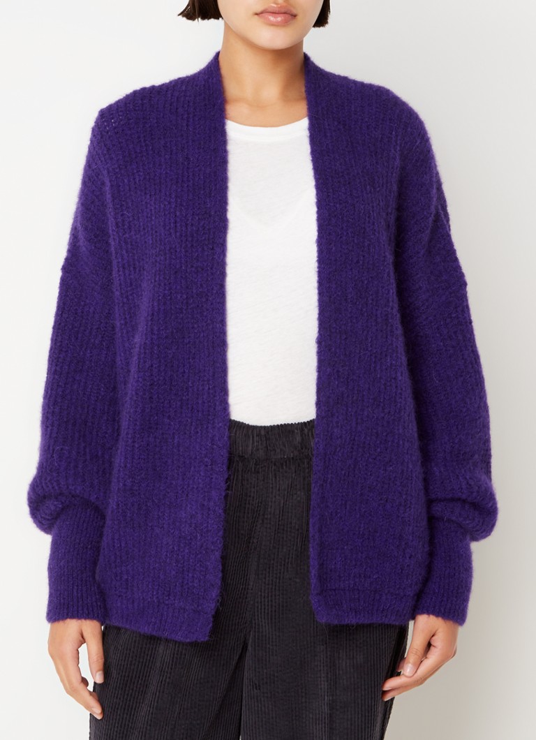 Studio Anneloes Mieke Grofgebreid Openvallend Vest In Alpaca Wolblend 1933010167 193301016770003