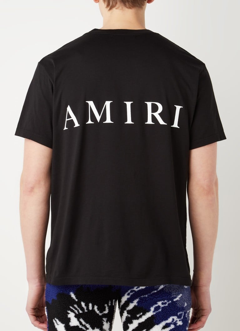 AMIRI - M.A. Core T-shirt met logo- en backprint - Zwart