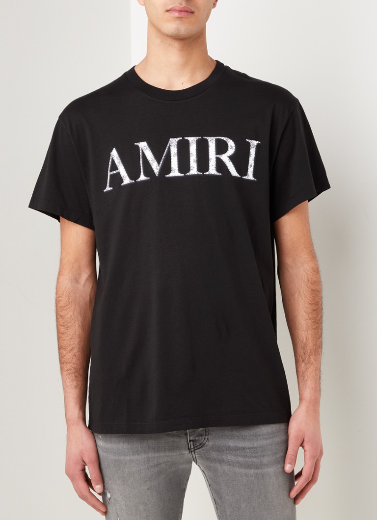 AMIRI T-shirt met logo • Zwart • de Bijenkorf