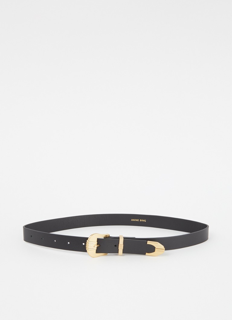 Anine Bing Riem van leer • Zwart • de Bijenkorf