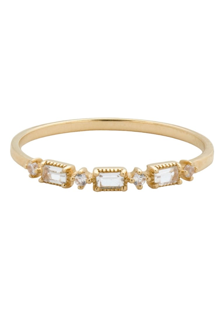 Anna + Nina Thin Rope armband verguld • Goud • de Bijenkorf