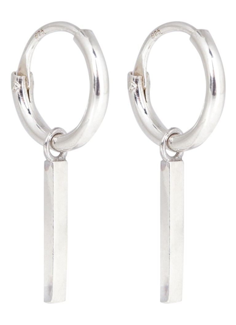 Anna + Nina - Ingot oorringen van zilver - Zilver