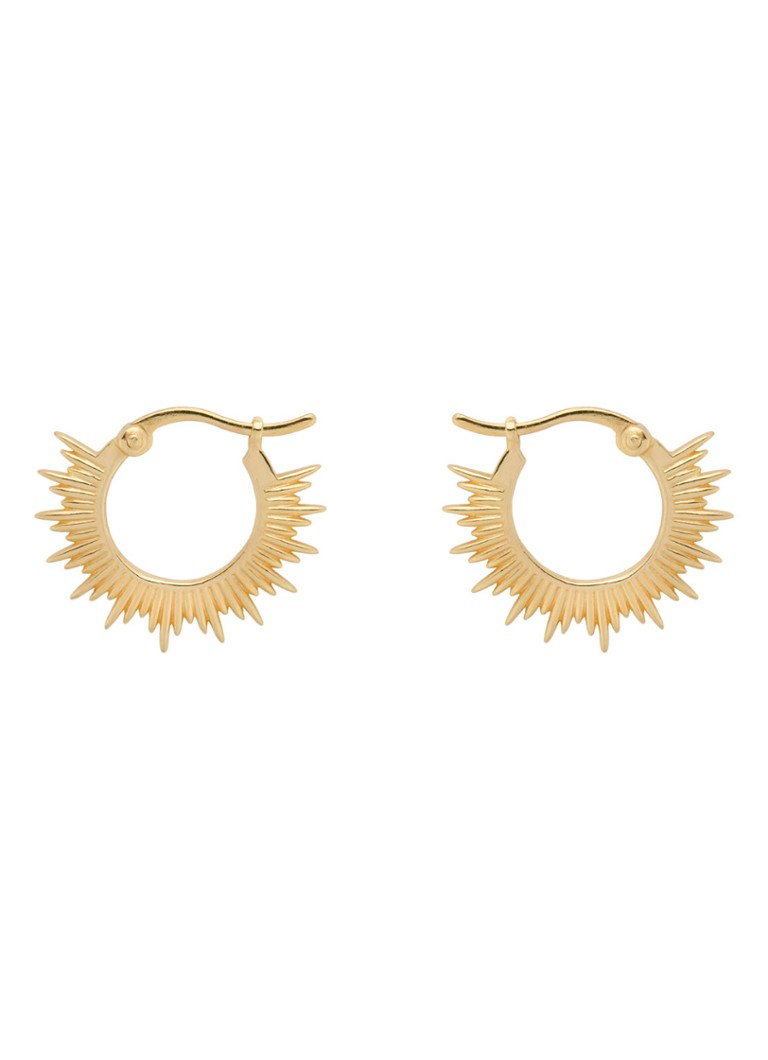 Anna + Nina Rising Sun oorringen verguld • Goud • de Bijenkorf