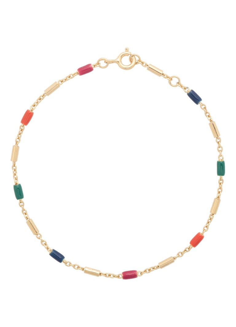 14K Gouden Paperclip Armband – Trendy 5mm Dames Sieraad