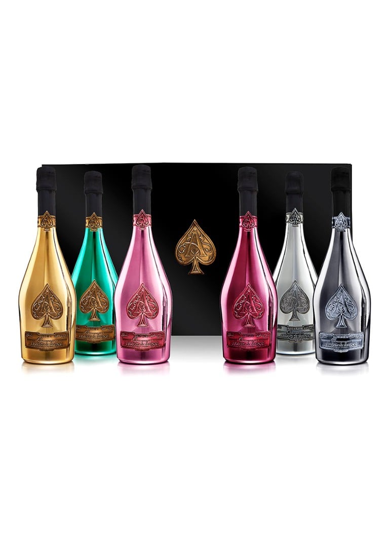 Armand de Brignac - Champagne Ace of Spades La Collection 750 ml set van 6 in geschenkkist - null