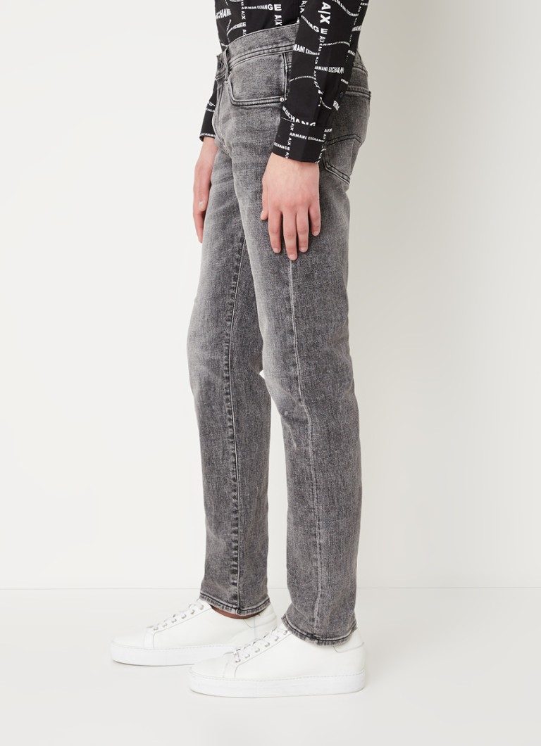 Onderhandelen lengte Autorisatie Armani Exchange Slim fit jeans met gekleurde wassing • Grijs • de Bijenkorf