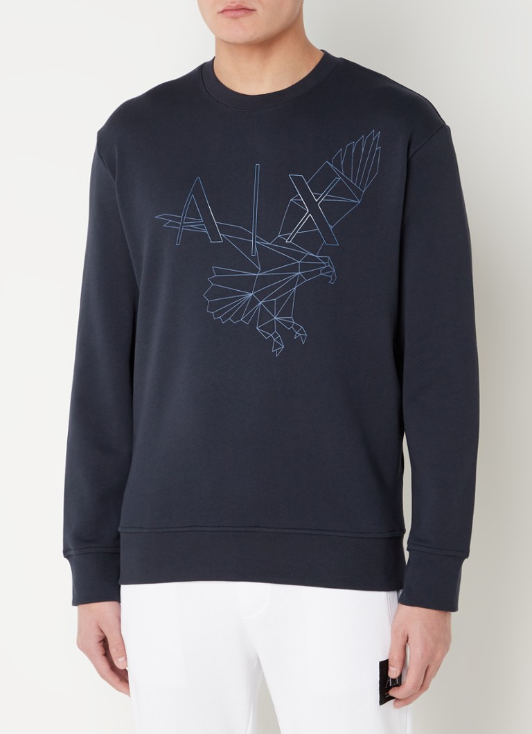 Armani Exchange Sweater met logoprint • ? • de Bijenkorf