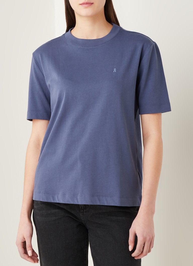 ARMEDANGELS - Taraa T-shirt van biologisch katoen - Blauw