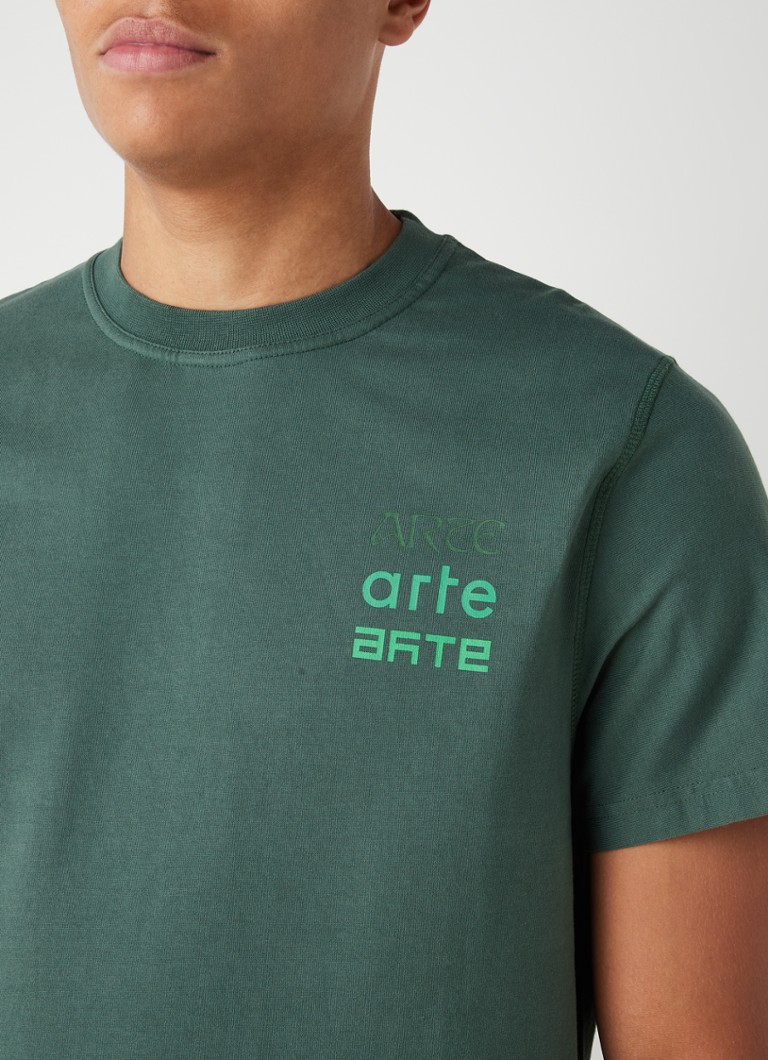 buiten gebruik Verbieden Kent Arte Antwerp T-shirt met logoprint • Olijfgroen • de Bijenkorf