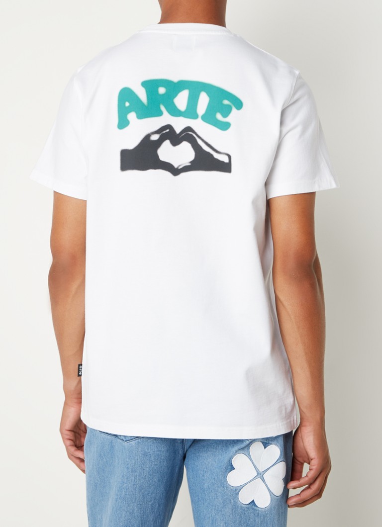 Arte Antwerp - Turner T-shirt met backprint - Wit