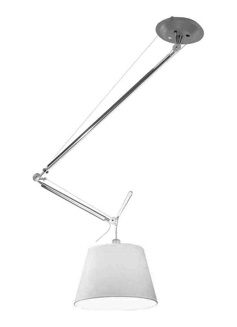 Artemide - Tolomeo Sospensione Decentrata hanglamp 178 x Ø24 cm - Grijs