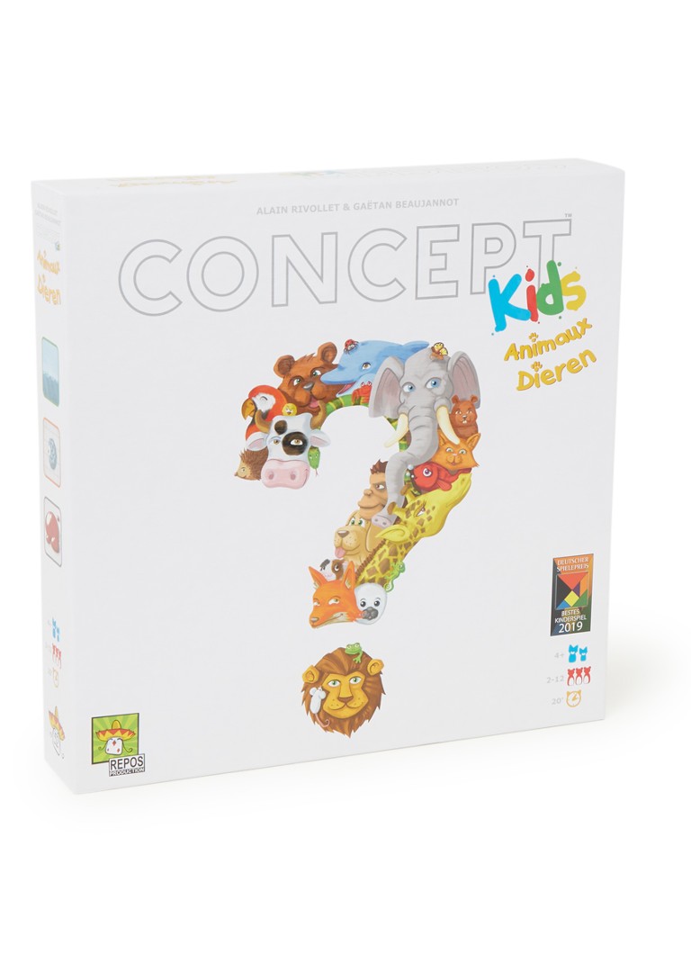 Asmodee - Concept Kids Dieren bordspel - Wit