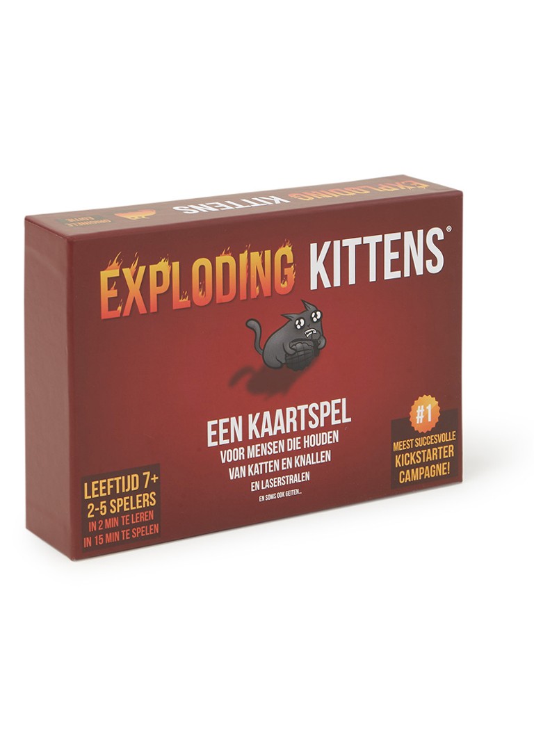Asmodee - Exploding Kittens kaartspel Nederlands - Rood