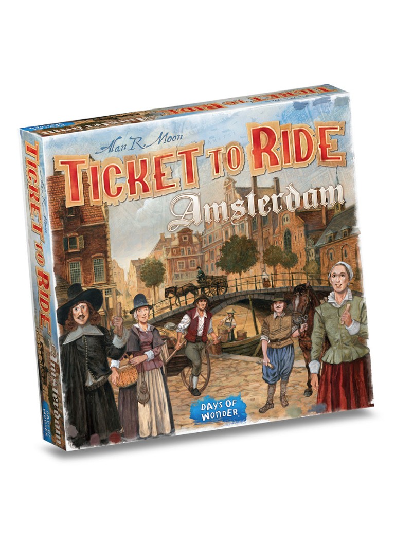 Asmodee - Ticket to ride bordspel Amsterdam - Multicolor