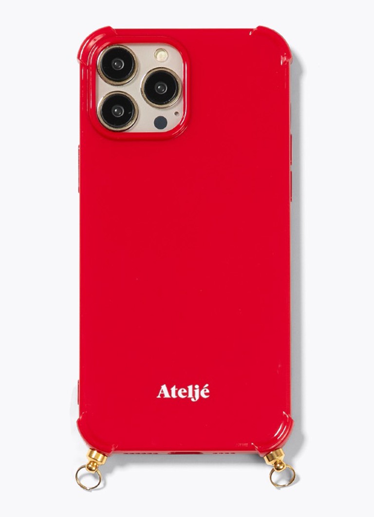 Ateljé - Telefoonhoes voor iPhone 16 Plus  - Rood
