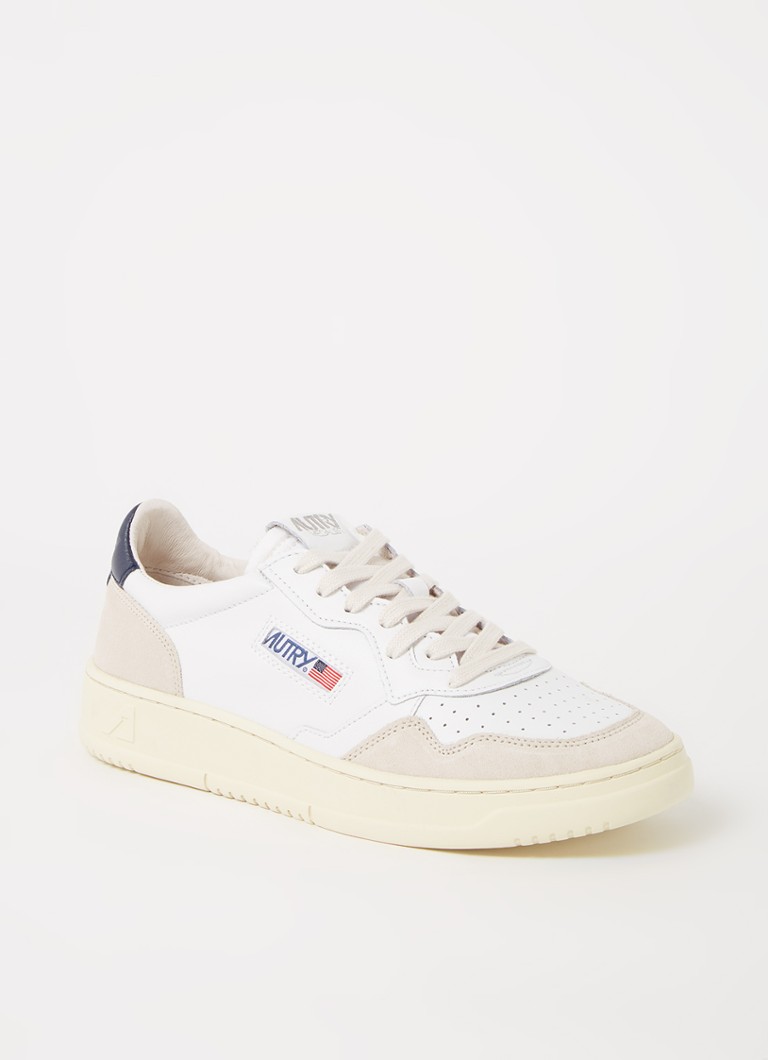 Autry Aulmls28 sneaker van nubuck met suède details ⢠Wit ⢠de Bijenkorf