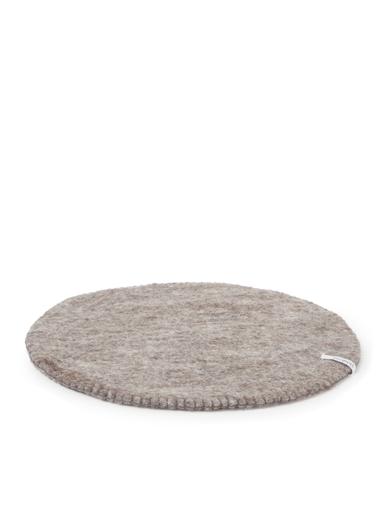 Aveva - Zitkussen Ø35 cm - Donkerbeige