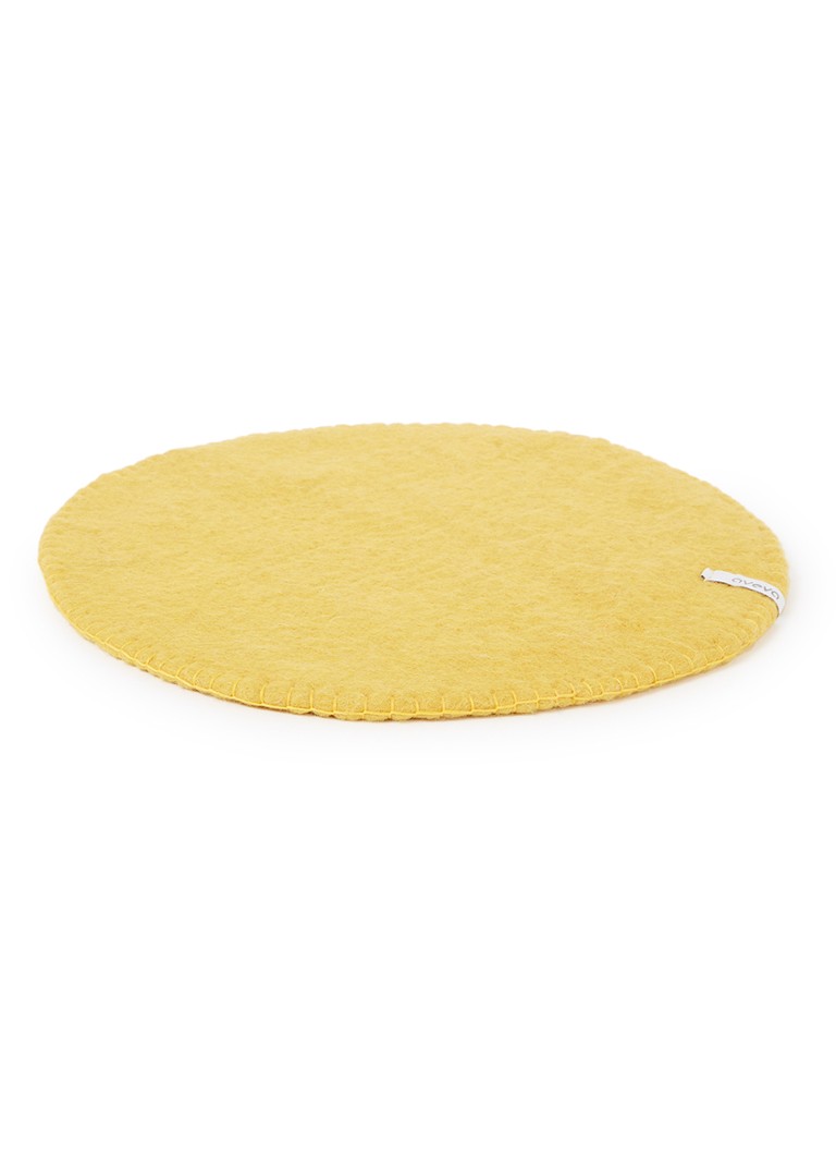 Aveva - Zitkussen Ø35 cm - Okergeel