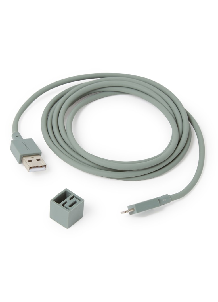 Avolt - Cable 1 USB A naar Lighting 1,8 meter - Groen