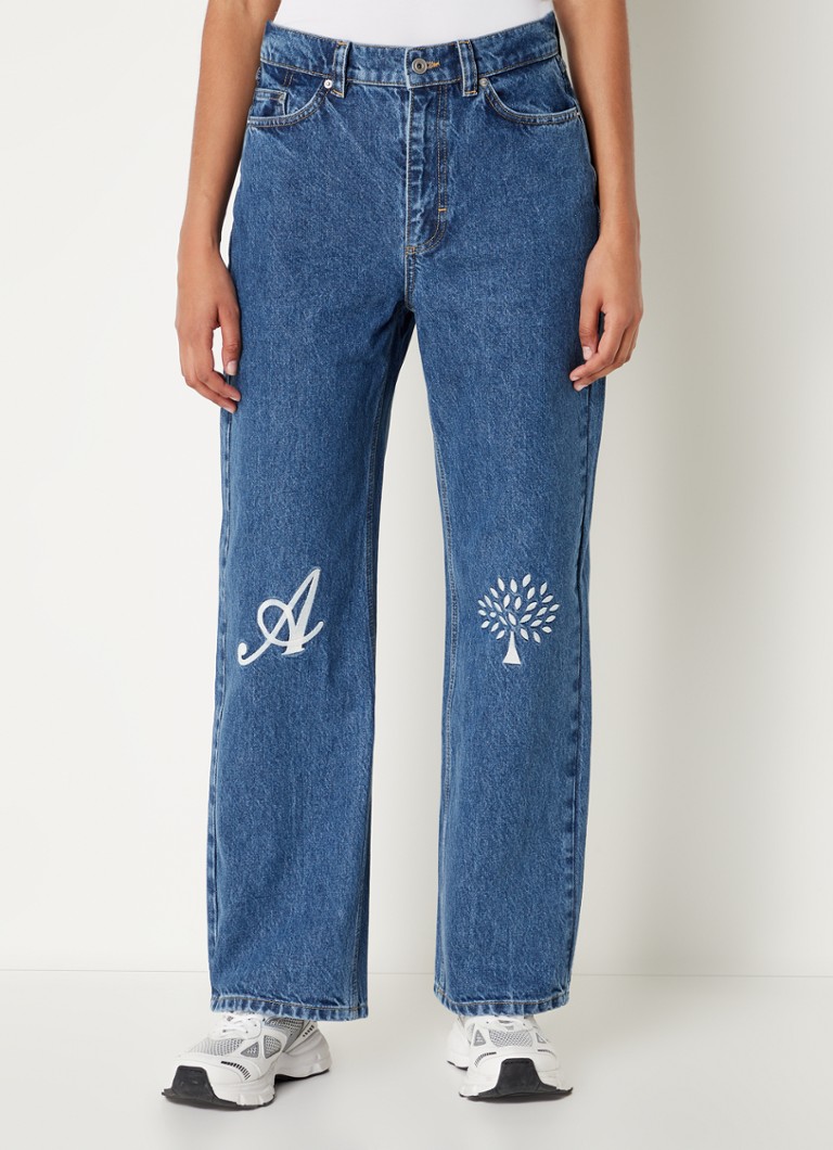 Axel Arigato AA x Mulberry Tree high waist loose fit jeans met