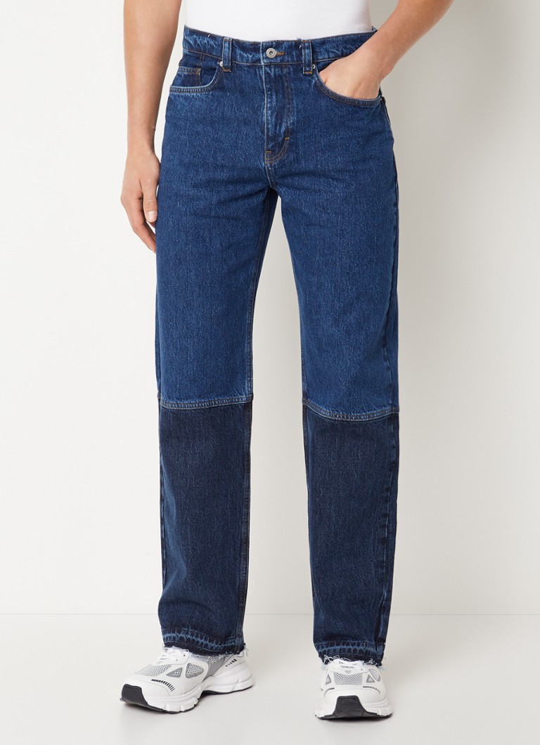 Axel Arigato Archive straight leg jeans met donkere wassing • Indigo