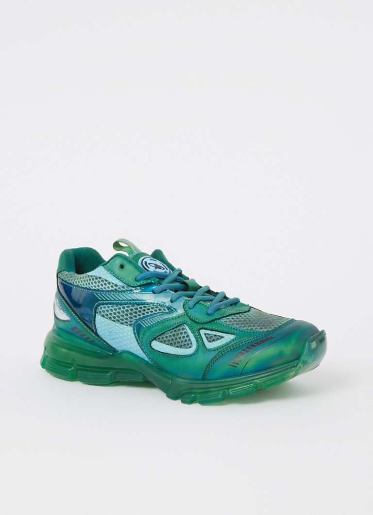 Axel Arigato Marathon DipDye sneaker met leren details • Groen • de Bijenkorf