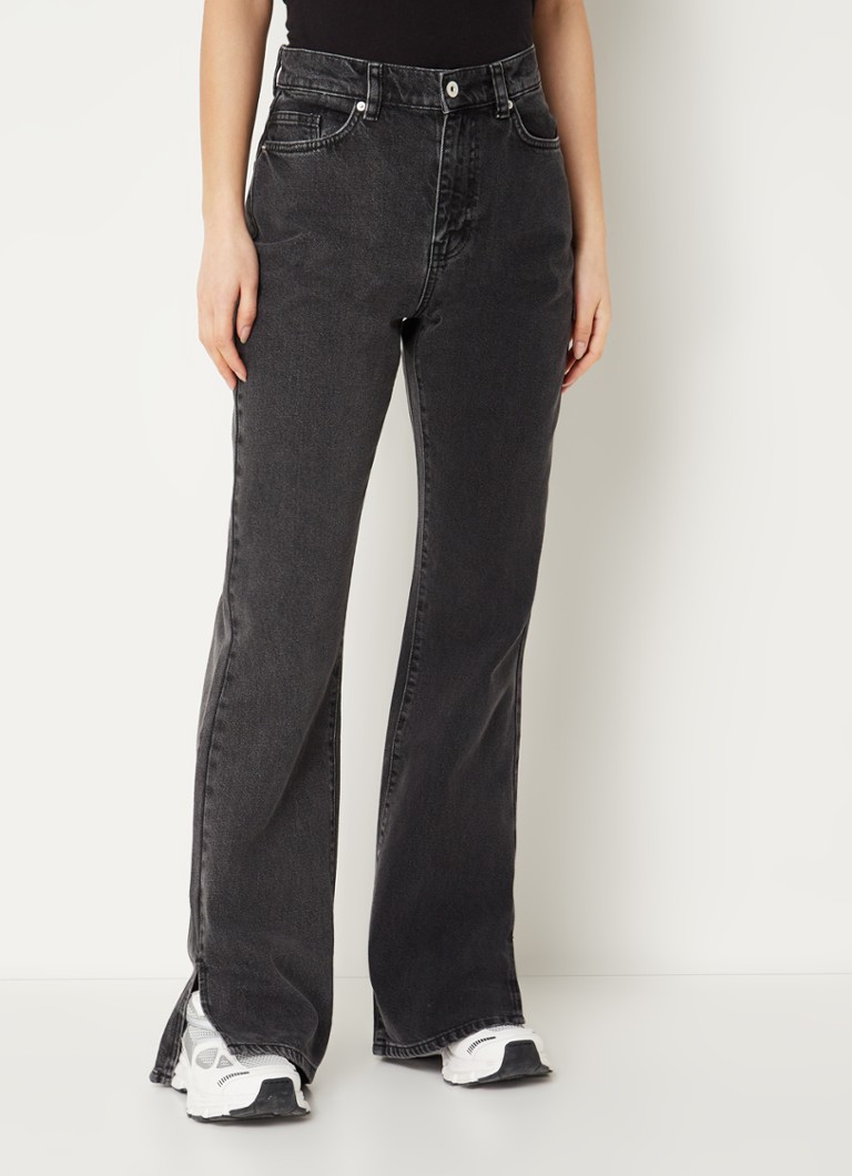 Axel Arigato Ryder flared jeans met split • Antraciet • de Bijenkorf