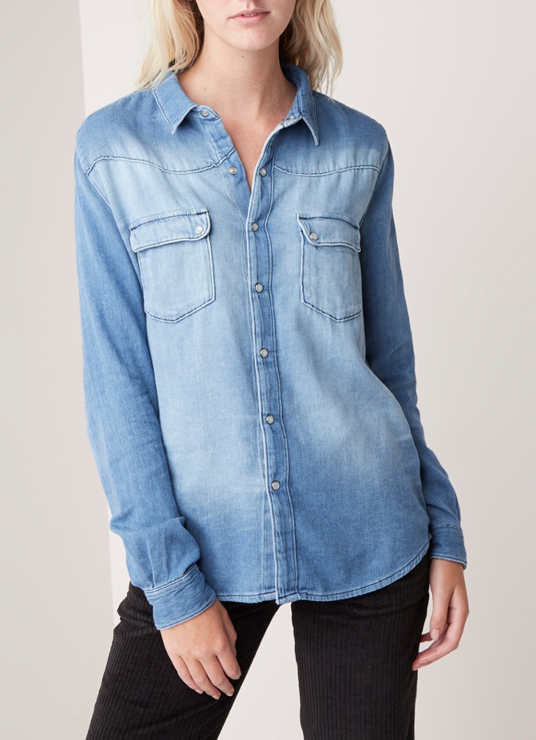 dames spijker blouse