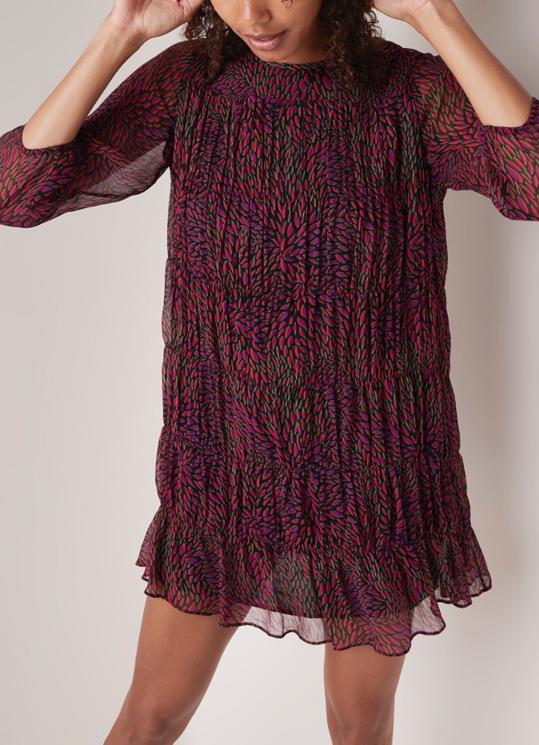 ba&sh - Grace tuniekjurk met dessin - Paars