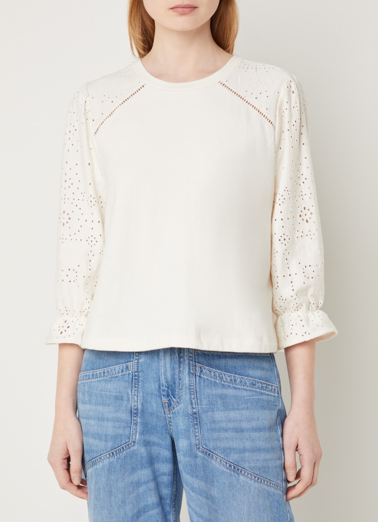 s.Oliver sweater met logo groen s.Oliver sweater met logo groen