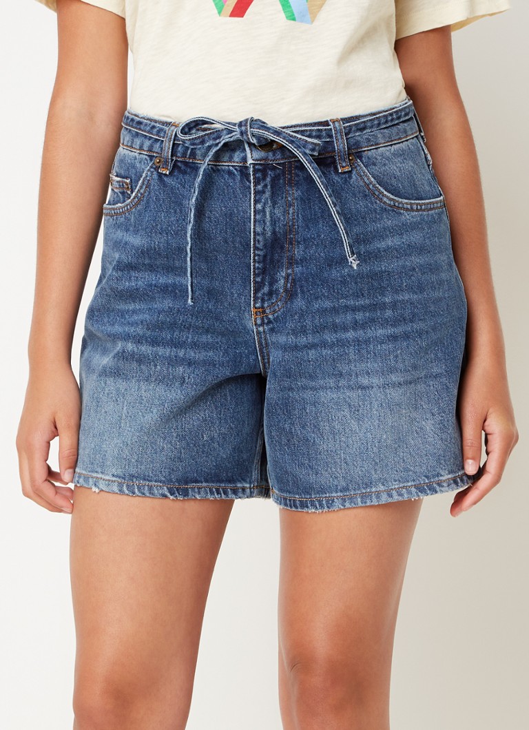 high waist korte broek