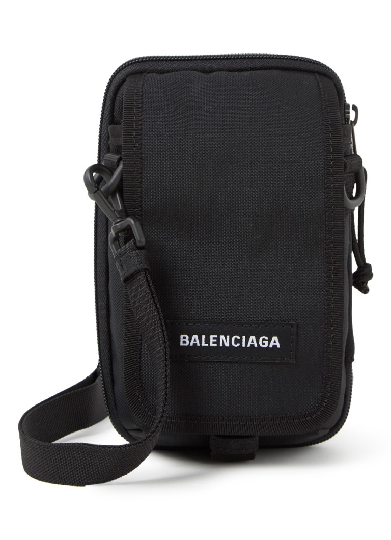 Balenciaga Explorer crossbodytas met logo • Zwart • de Bijenkorf