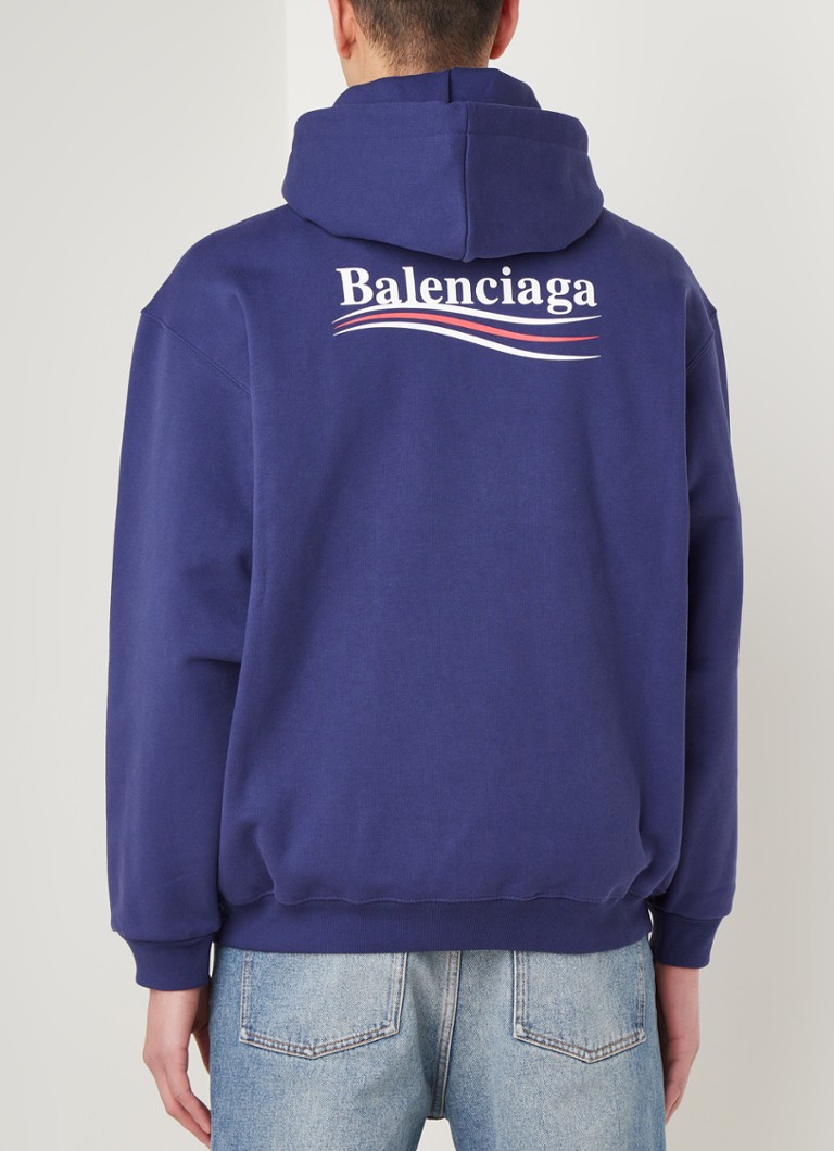 balenciaga logo back hoodie