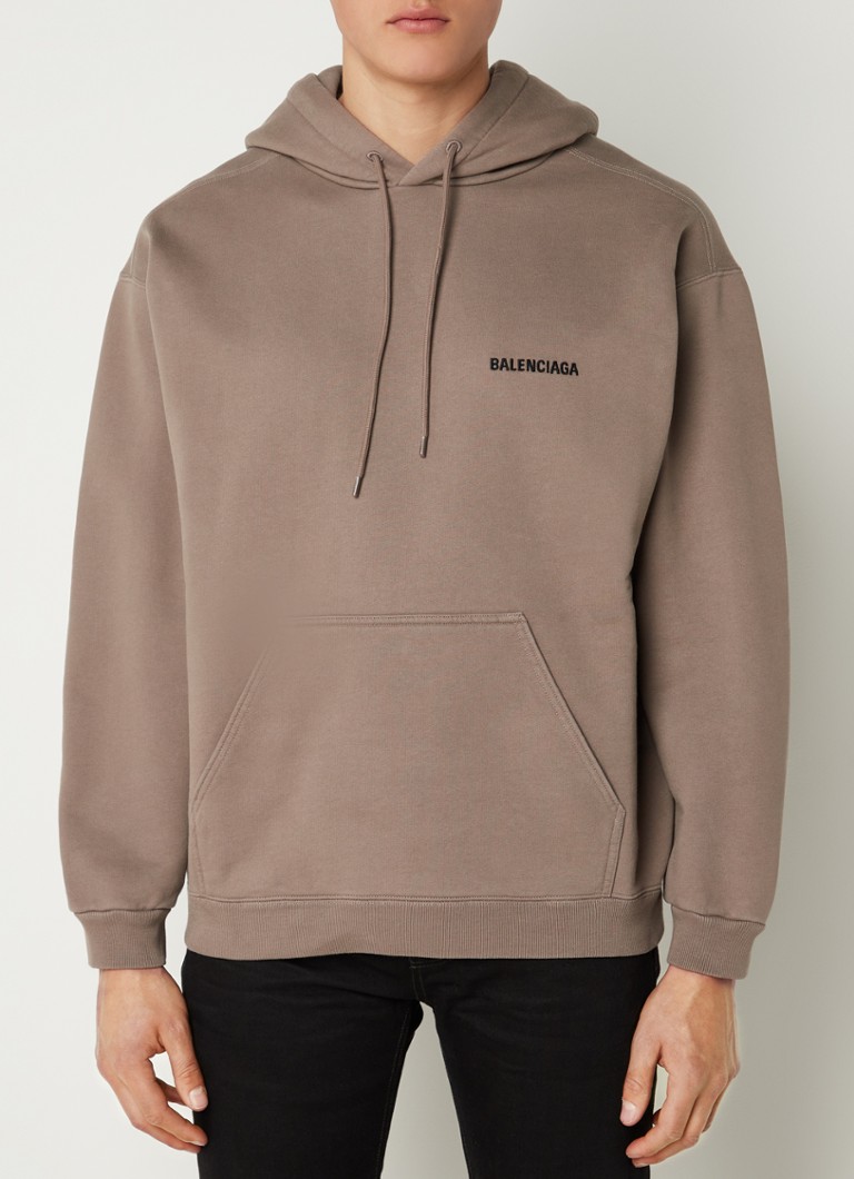 balenciaga backprint hoodie