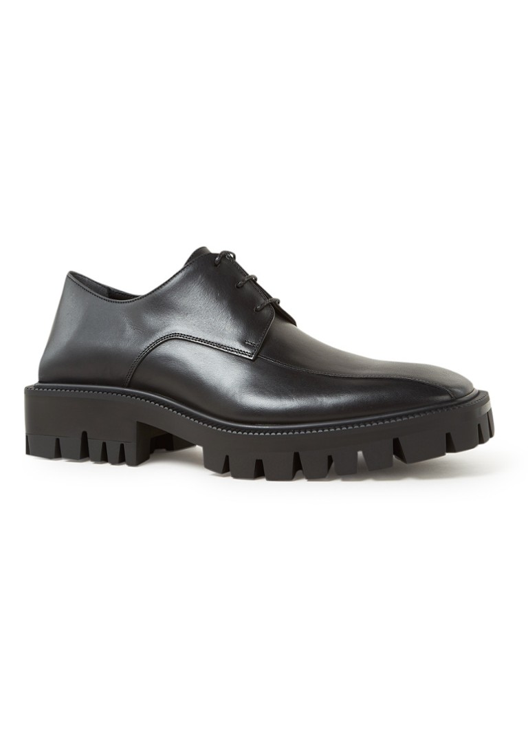 Balenciaga - Outdoor Rim veterschoen van kalfsleer  - Zwart