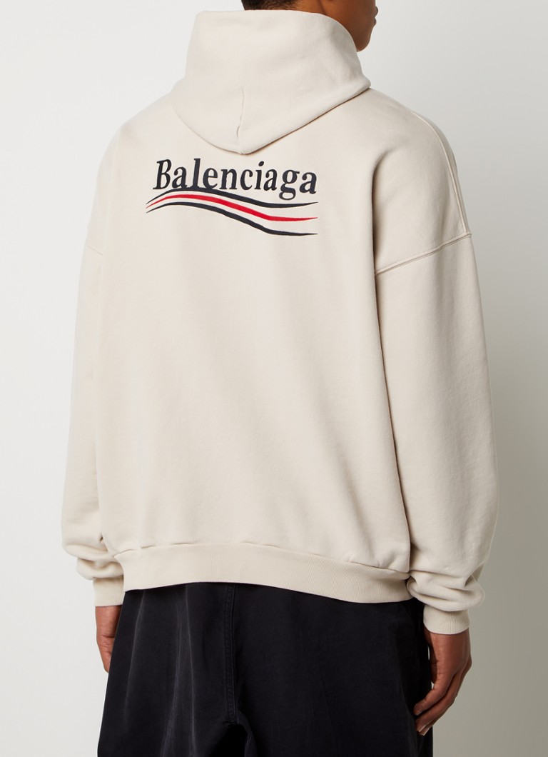balenciaga backprint hoodie