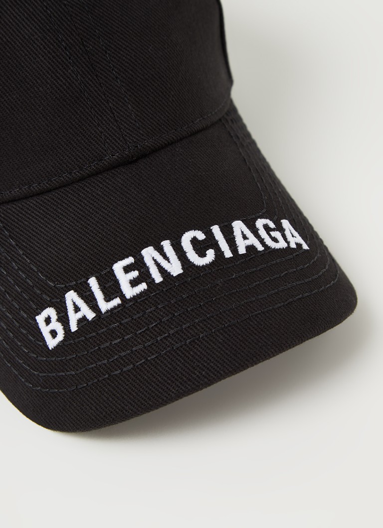 realiteit Verhogen Wig Balenciaga Pet met logoborduring • Zwart • de Bijenkorf