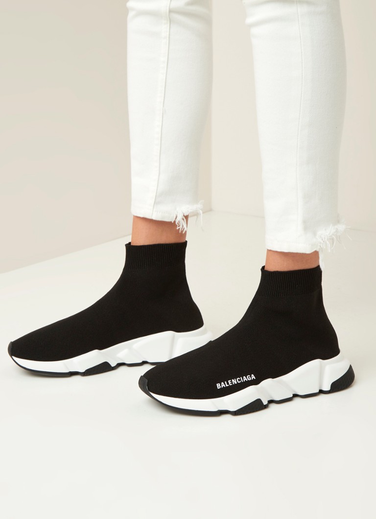 lever spier koel Balenciaga Speed Trainer met logo • Zwart • de Bijenkorf