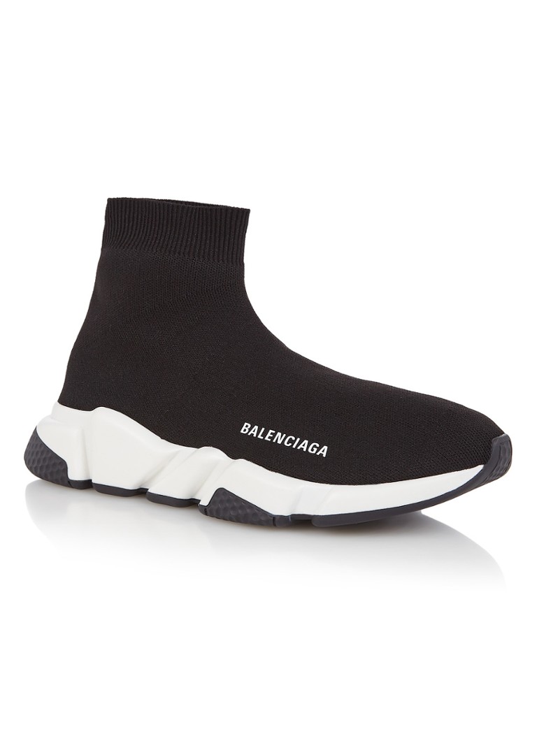 Balenciaga Speed Trainer sneaker met sockdetail • de Bijenkorf