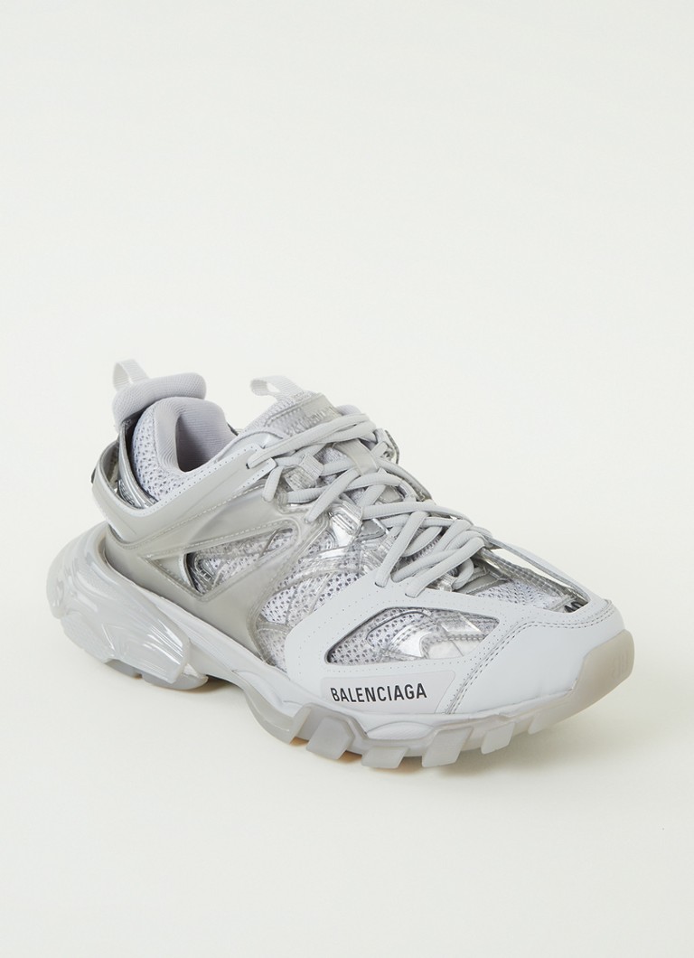 Balenciaga - Track sneaker met mesh details  - Lichtgrijs