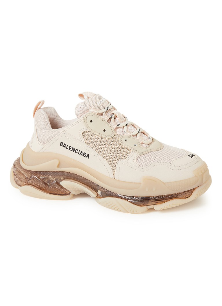 balenciaga triple s homme beige
