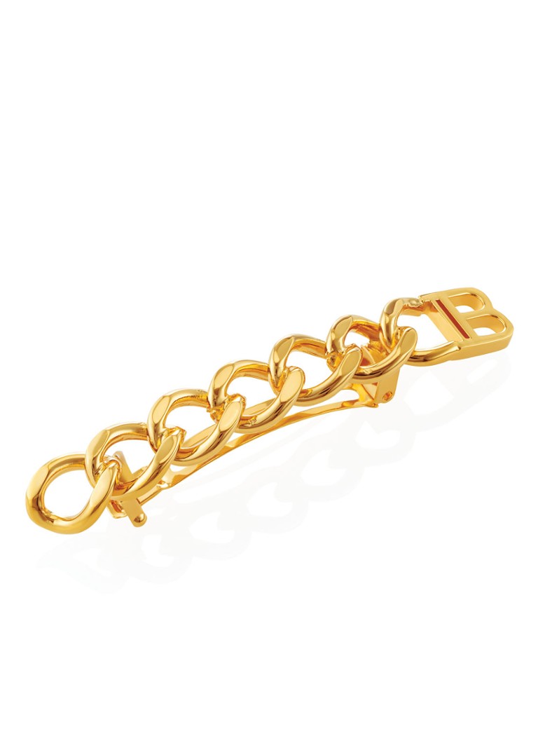 Balmain Hair - Gold Plated Chain haarclip medium - Goud