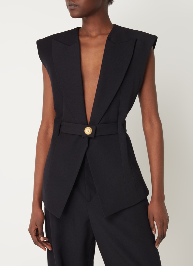 mouwloos blazer