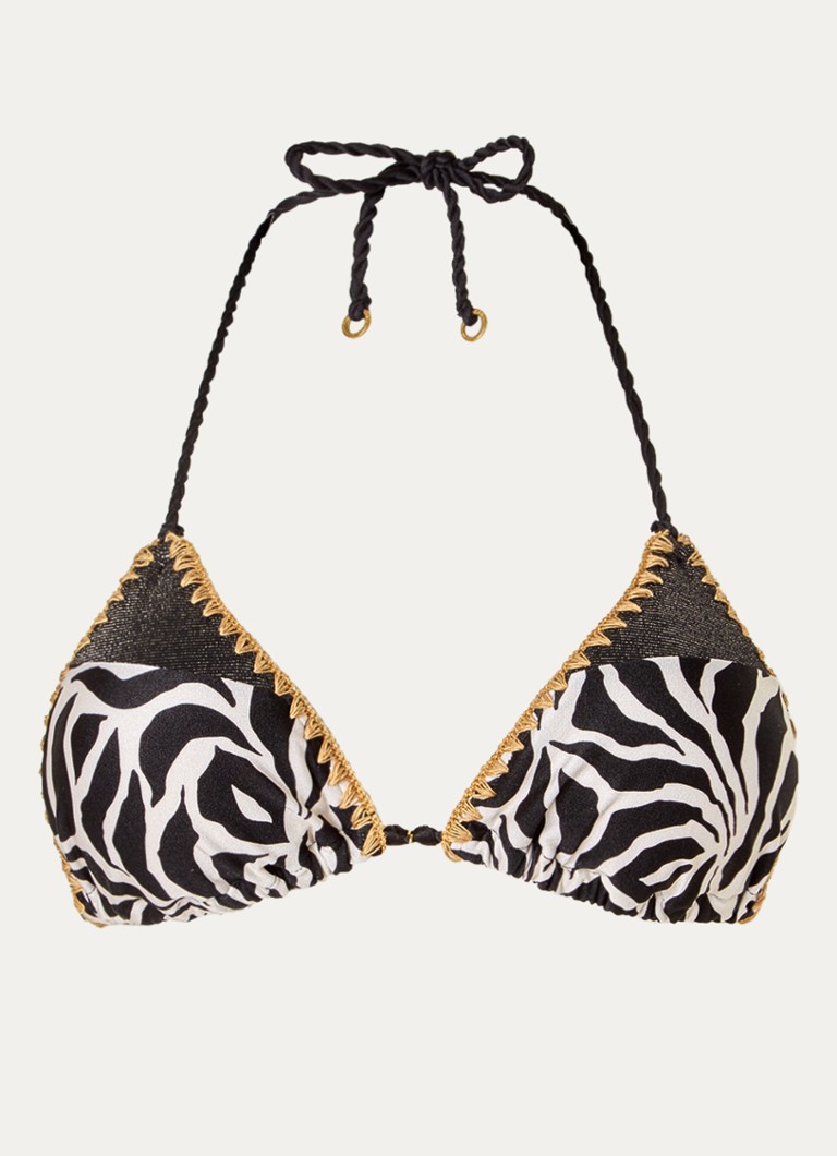 Banana Moon Bosco triangel bikinitop met uitneembare vulling • Zwart