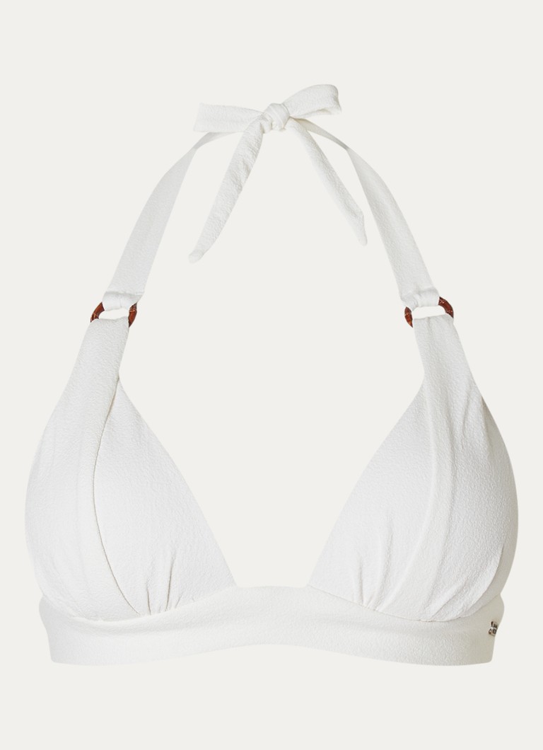 Freya niet-voorgevormde beugel bikinitop Arizona Wave met lurex blauw