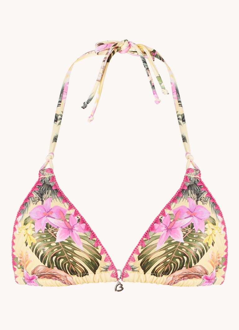 Banana Moon Nuco Limetropic triangel bikinitop met uitneembare vulling
