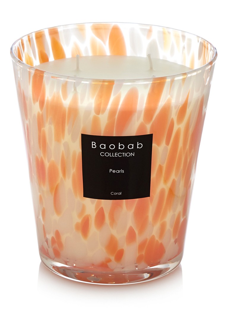 Baobab Collection - Coral Pearls Max 16 geurkaars - Oranje