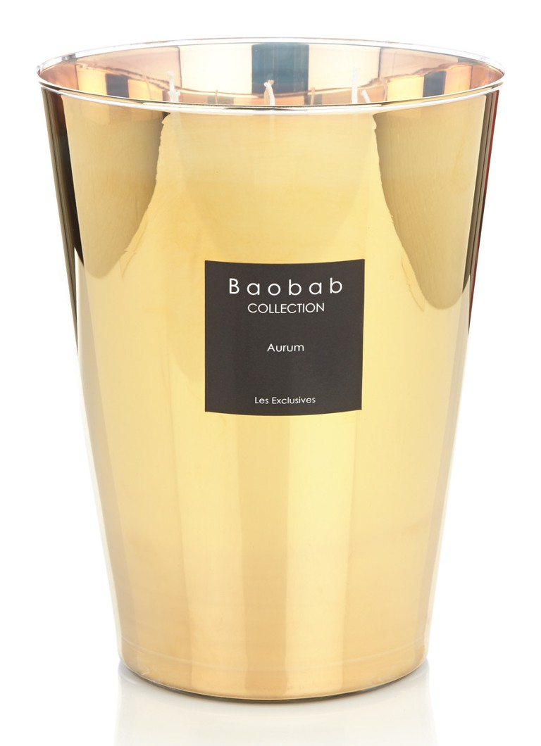 Baobab Collection Les Exclusives Aurum Max 24 geurkaars Goud de Bijenkorf