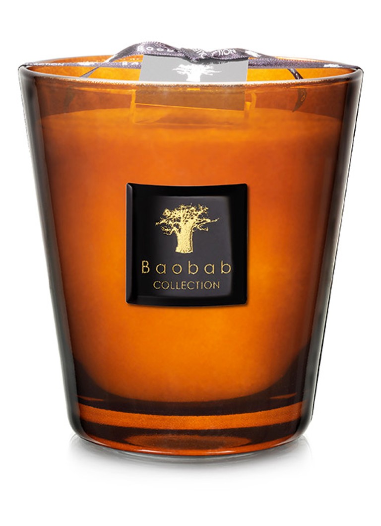 Baobab Collection - Les Prestigieuses Cuir de Russie Max 16 geurkaars 1,1 kg - Oranjebruin